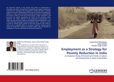 Capa do livro de Employment as a Strategy for Poverty Reduction in India 