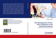 Buchcover von The Management of Part-time employees in the restaurant industry