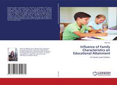 Copertina di Influence of Family Characteristics on Educational Attainment