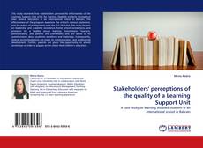Buchcover von Stakeholders' perceptions of the quality of a Learning Support Unit
