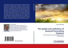 Portada del libro de The uptake and usefulness of Seasonal Forecasting Products