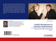 Capa do livro de Conflict Management in Estonian Family Business 