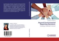 Beyond Environmental Reporting Decisions: kitap kapağı