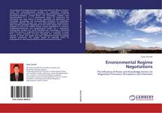 Environmental Regime Negotiations kitap kapağı