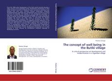 Bookcover of The concept of well being in the Butiki village