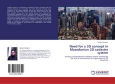 Buchcover von Need for a 3D concept in Macedonian 2D cadastre system