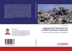 Buchcover von Appropriate Technique for Landfill Leachate Treatment