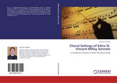 Capa do livro de Choral Settings of Edna St. Vincent Millay Sonnets 