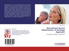 Couverture de Recruitment Source Effectiveness: A Strategic Approach