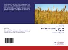 Capa do livro de Food Security Analysis of Pakistan 