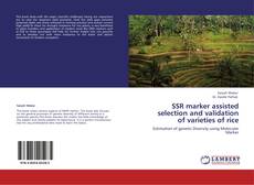 Capa do livro de SSR marker assisted selection and validation of varieties of rice 