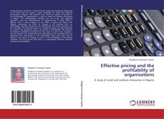 Effective pricing and the profitability of organisations kitap kapağı