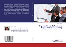 Capa do livro de Organizational Culture and Organizational Learning 