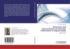 Buchcover von Extraction and representation of semantic information in digital media
