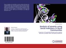 Bookcover of Analysis of poverty using Social Indicators in Rural Communities