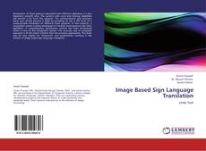 Image Based Sign Language Translation kitap kapağı