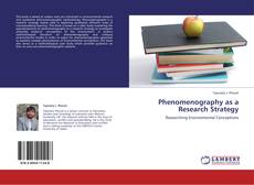 Portada del libro de Phenomenography as a Research Strategy