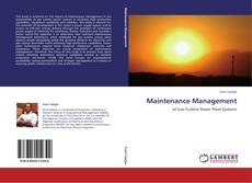 Capa do livro de Maintenance Management 