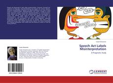 Speech Act Labels Misinterpretation kitap kapağı