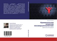 Криминальная агрессия несовершеннолетних kitap kapağı