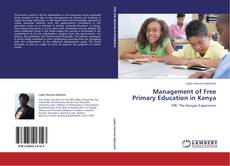 Bookcover of Management of Free Primary Education in Kenya