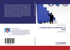 Foreign Direct Investment in India kitap kapağı