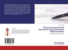 Couverture de Reconstructing Printed Document Using Text Based Steganography