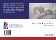 Post-Conflict Reconstruction kitap kapağı