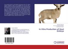 Portada del libro de In Vitro Production of Goat Embryo