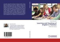 Learning and Teaching of English in Pakistan kitap kapağı