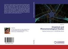 Empirical and Phenomenological Studies kitap kapağı