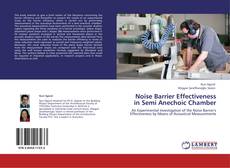 Buchcover von Noise Barrier Effectiveness in Semi Anechoic Chamber