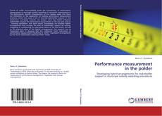 Performance measurement in the polder kitap kapağı