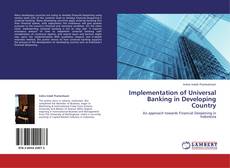 Implementation of Universal Banking in Developing Country kitap kapağı