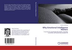 Capa do livro de Why Emotional Intelligence Matters 