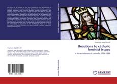 Buchcover von Reactions to catholic feminist issues