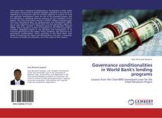 Couverture de Governance conditionalities in World Bank's lending programs
