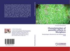 Buchcover von Characterization of penicillin effects in Mungbean
