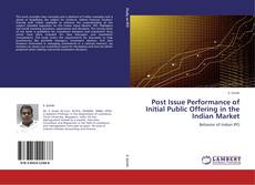 Buchcover von Post Issue Performance of Initial Public Offering in the Indian Market