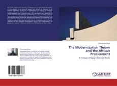 Capa do livro de The Modernization Theory and the African Predicament 