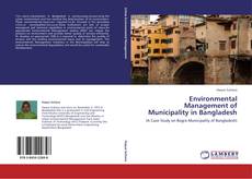 Capa do livro de Environmental Management of  Municipality in Bangladesh 