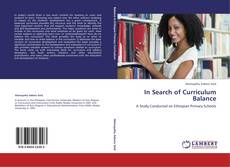 In Search of Curriculum Balance kitap kapağı