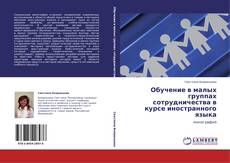 Couverture de Обучение в малых группах сотрудничества в курсе иностранного языка