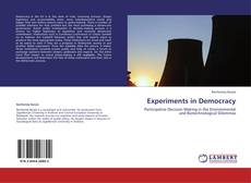 Capa do livro de Experiments in Democracy 