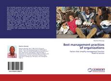 Bookcover of Best management practices of organizations