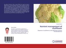Bookcover of Nutrient management of cauliflower