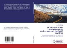 Capa do livro de An Analysis of the Macroeconomic performance of the SADC countries 