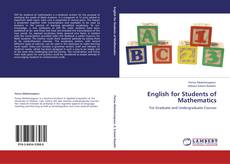 English for Students of Mathematics kitap kapağı