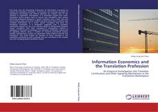 Buchcover von Information Economics and the Translation Profession