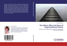 Capa do livro de The What, Why and How of Organizational Values 